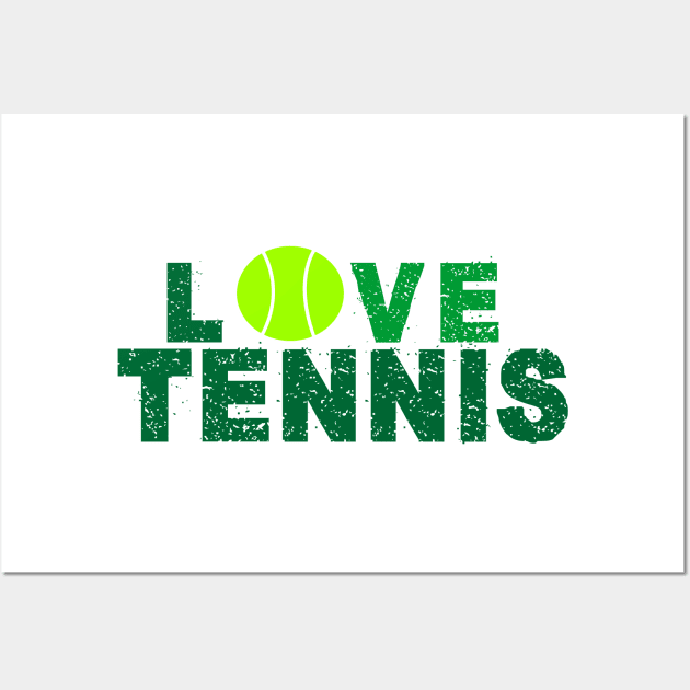 LOVE TENNIS Wall Art by King Chris